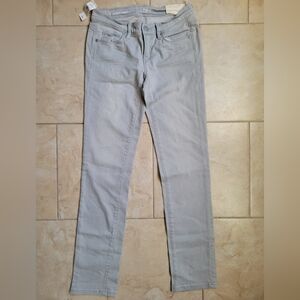 ANN TAYLOR LOFT Women’s Gray Modern Straight Jeans-Size 25/0